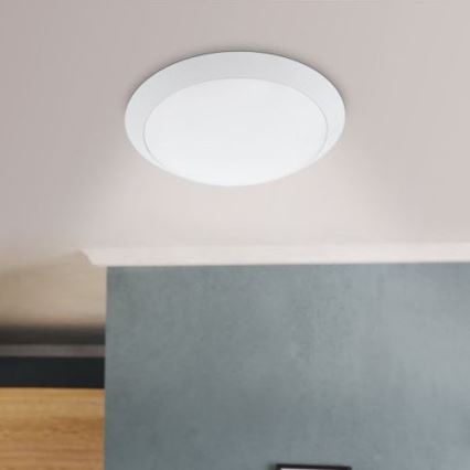 Eglo 97254 - Plafón LED para baño PILONE LED/11W/230V, blanco, IP44