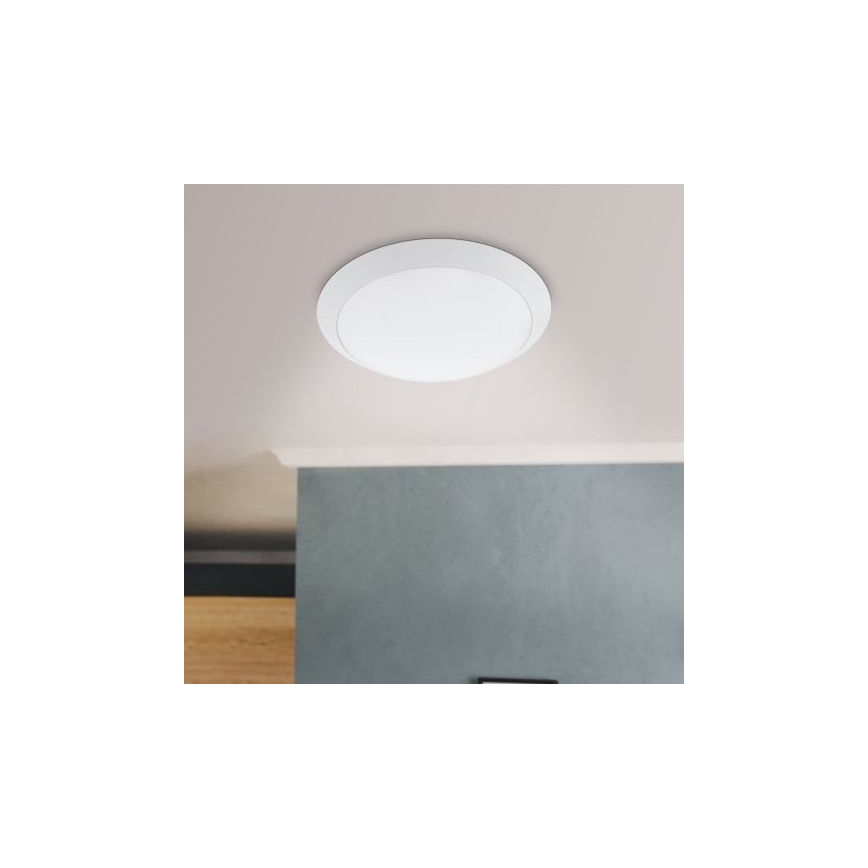 Eglo 97254 - Plafón LED para baño PILONE LED/11W/230V, blanco, IP44