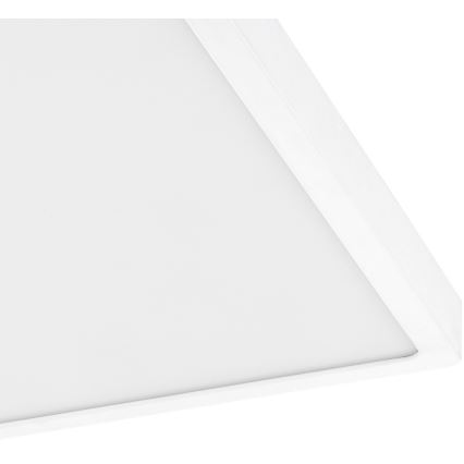 Eglo - Plafón LED 25W/230V, blanco, cuadrado, 4000K, 40x40 cm