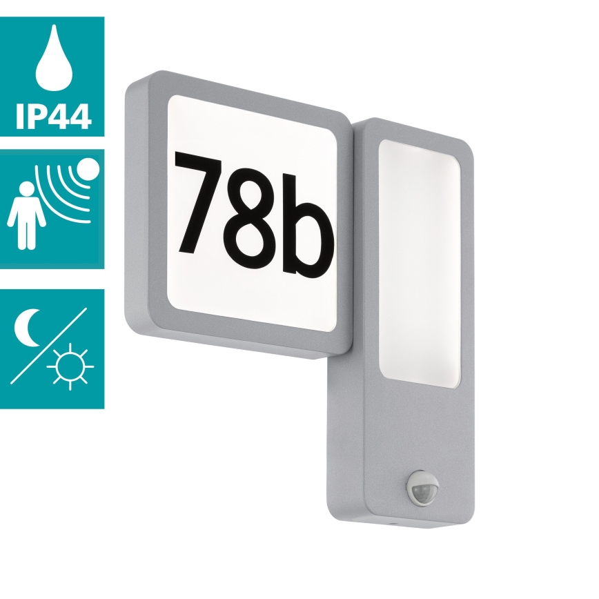 Eglo - Aplique LED de pared para exterior 2xLED/2,7W + LED/3,6W/230V IP44