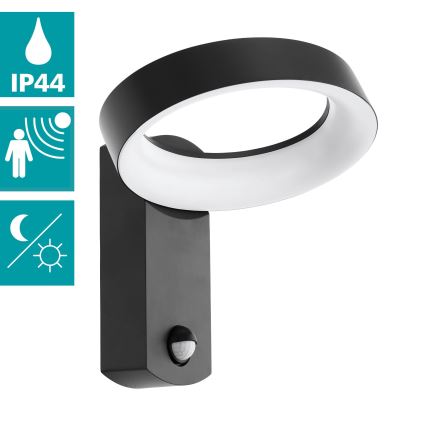 Eglo - Aplique LED exterior con sensor LED/11W/230V