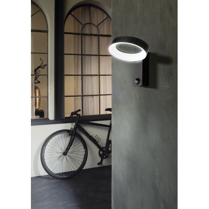 Eglo - Aplique LED exterior con sensor LED/11W/230V