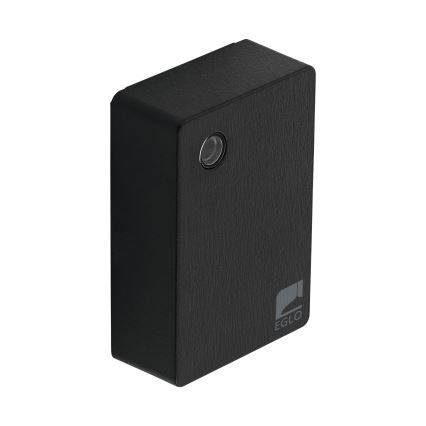 Eglo - Interruptor crepuscular 2-100 lux negro IP44