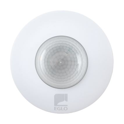 Eglo - Sensor exterior de movimiento y crepúsculo, alcance 12 m, blanco, IP44