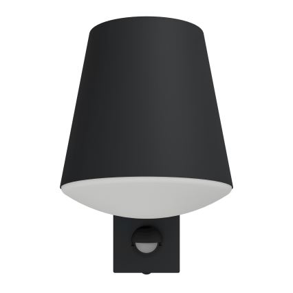 Eglo - Aplique exterior con sensor 1xE27/10W/230V IP44