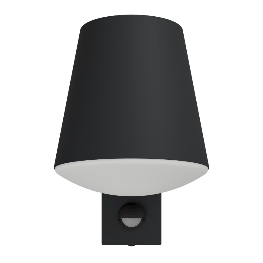 Eglo - Aplique exterior con sensor 1xE27/10W/230V IP44