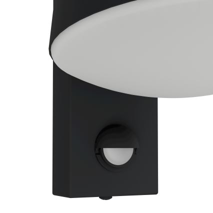 Eglo - Aplique exterior con sensor 1xE27/10W/230V IP44