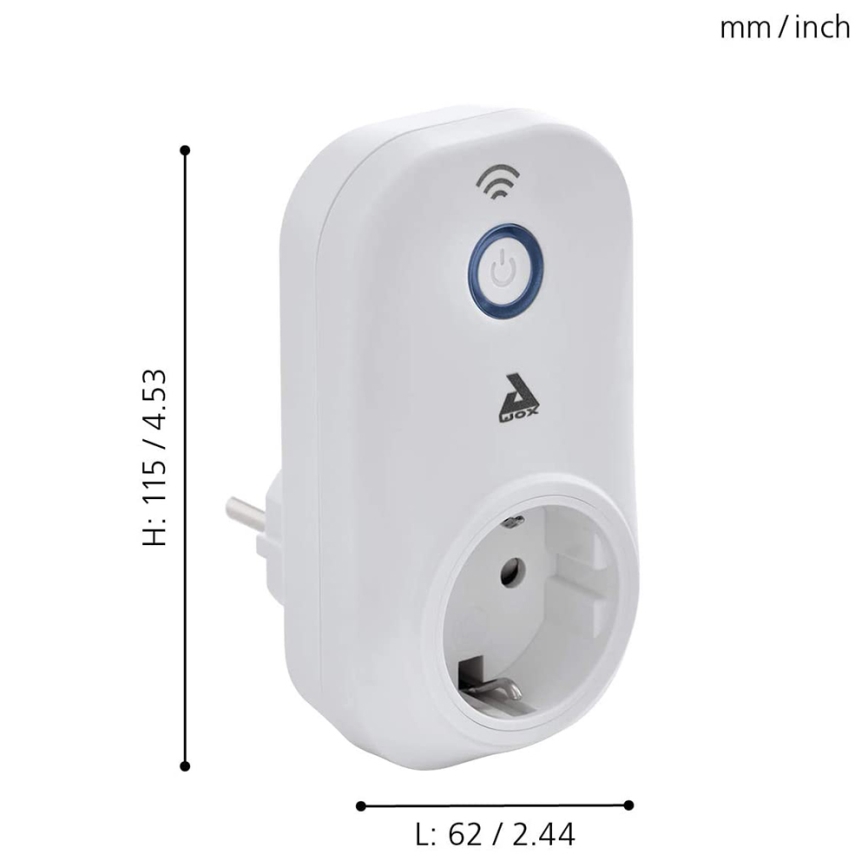 Eglo 97476 - Enchufe inteligente Connect 2300W SCHUKO