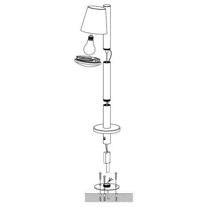Eglo - Lámpara LED de exterior regulable CALDIERO-C 1xE27/9W/230V cromo mate IP44