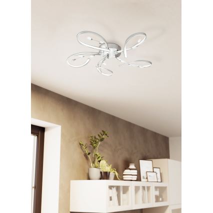Eglo - Lámpara de techo LED empotrada 5xLED/6,6W/230V
