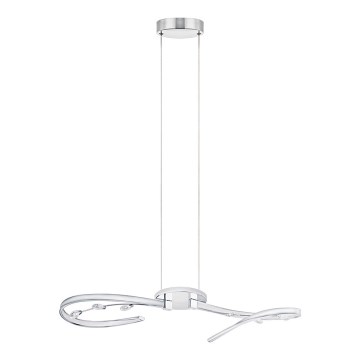 Eglo 97488 - Lámpara de araña de cristal con cable VALLEMARE 1 2xLED/8W/230V