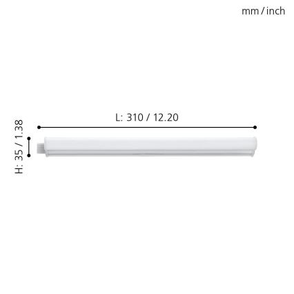 Eglo - Luz LED mueble de cocina LED/3,2W/230V