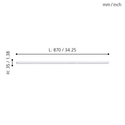 Eglo - Luz LED mueble de cocina LED/8,2W/230V