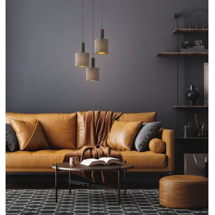 Eglo - Lámpara colgante 3xE27/60W/230V