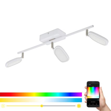 Eglo - Foco LED RGB PALOMBARE-C 3xLED/5W/230V