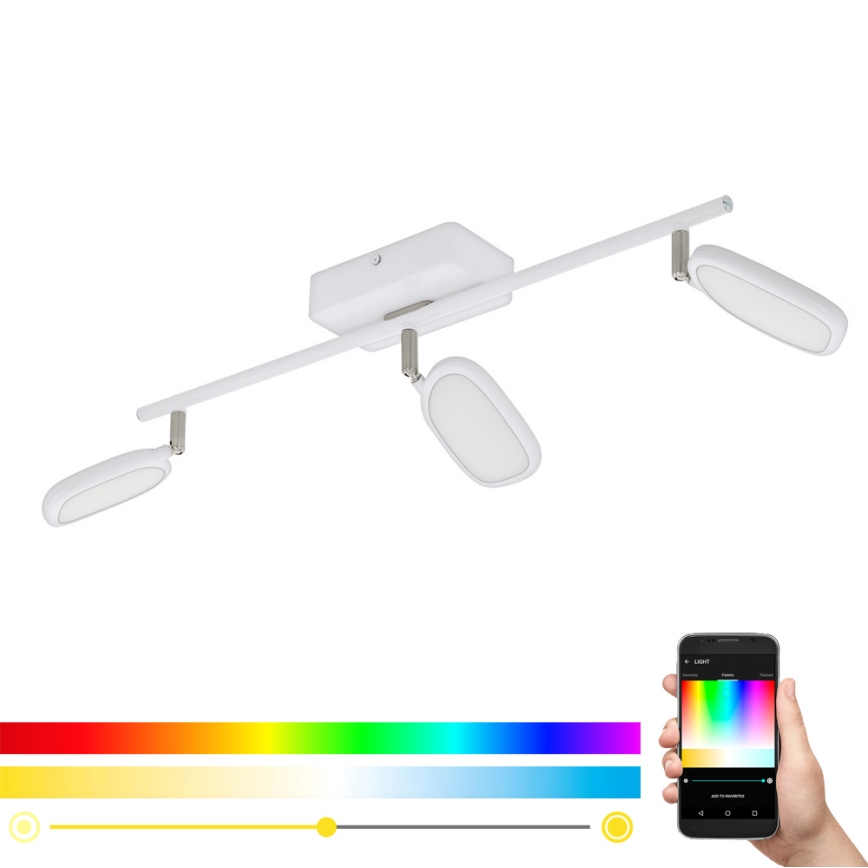 Eglo - Foco LED RGB PALOMBARE-C 3xLED/5W/230V