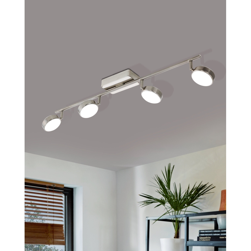 Eglo - LED RGB Foco regulable CORROPOLI-C 4xLED/5W/230V