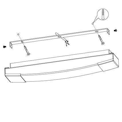 Eglo - Lámpara LED para espejo de baño LED/8,3W/230V IP44