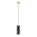 Eglo 97766 - Lámpara colgante PINTO NERO 1 1xE27/60W/230V