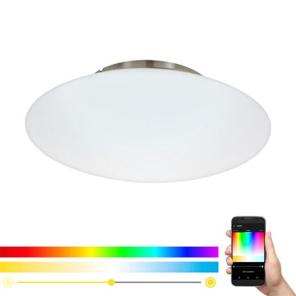 Eglo 97811 - Lámpara de techo LED RGB regulable FRATTINA-C 1xLED/27W/230V