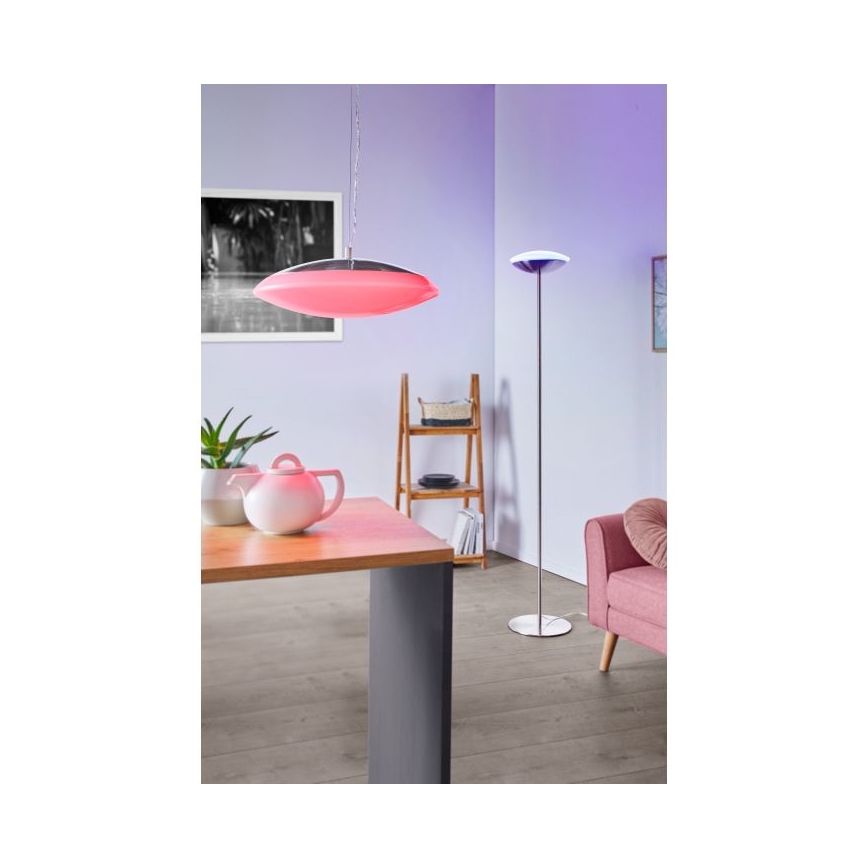 Eglo 97812 - Lámpara colgante LED RGB regulable con cable FRATTINA-C 1xLED/27W/230V