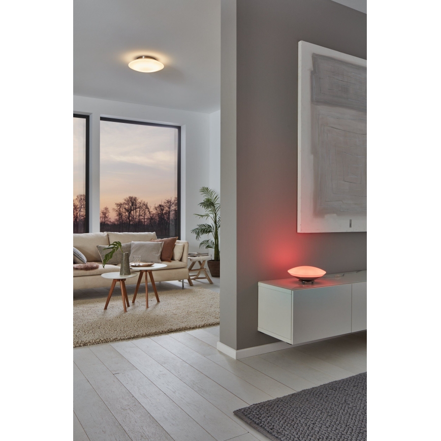 Eglo 97813 - Lámpara de mesa LED RGB regulable FRATTINA-C 1xLED/18W/230V
