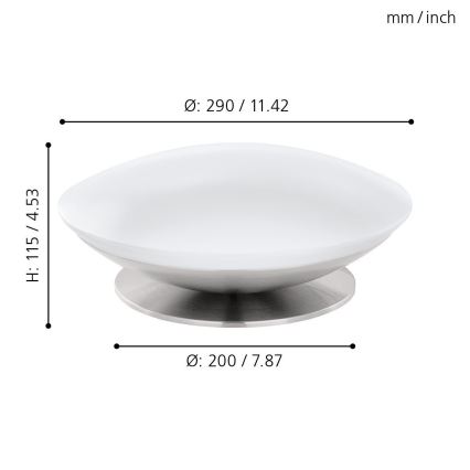 Eglo 97813 - Lámpara de mesa LED RGB regulable FRATTINA-C 1xLED/18W/230V
