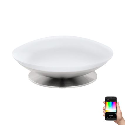 Eglo 97813 - Lámpara de mesa regulable LED RGB FRATTINA-C LED/18W/230V