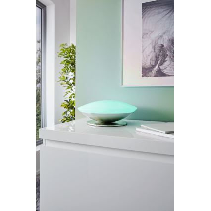 Eglo 97813 - Lámpara de mesa regulable LED RGB FRATTINA-C LED/18W/230V