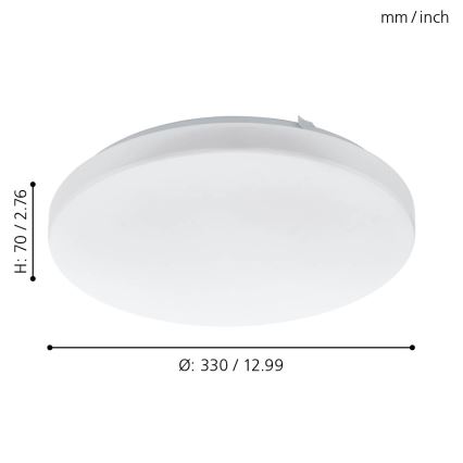 Eglo - Plafón LED LED/14,6W/230V