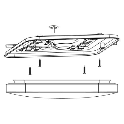 Eglo - Plafón LED LED/11,5W/230V