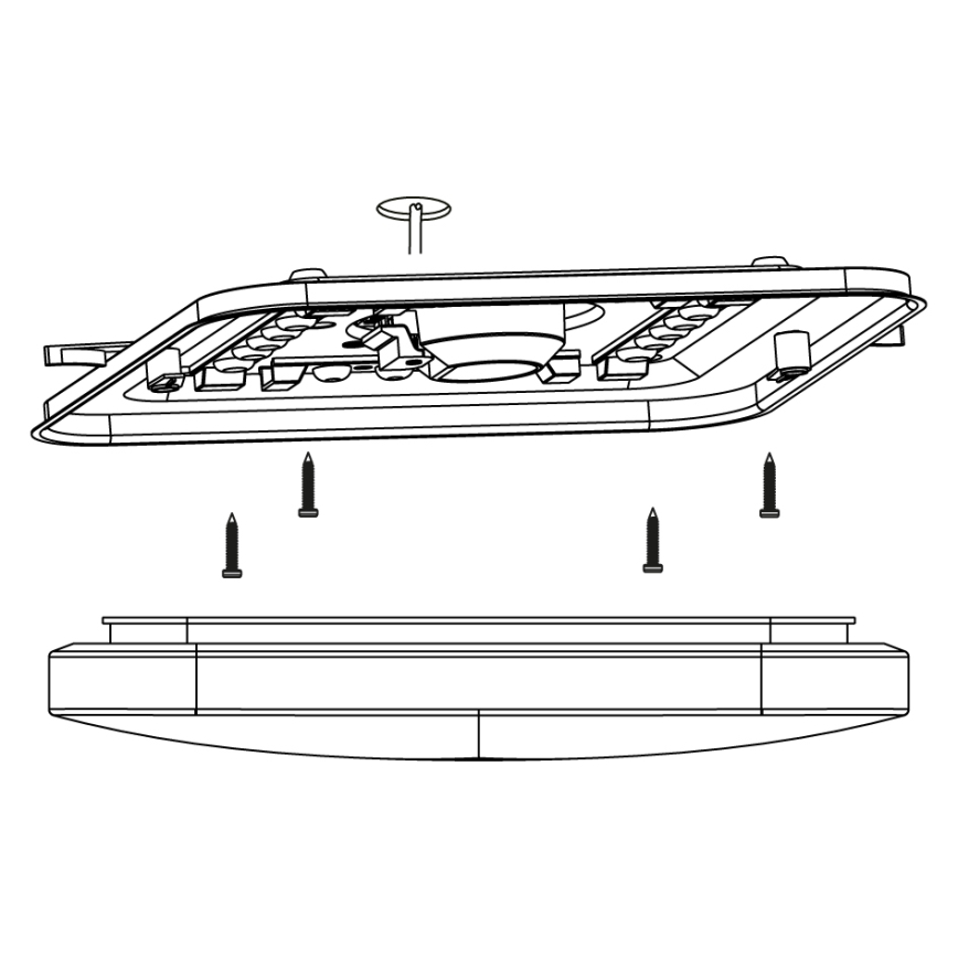 Eglo - Plafón LED LED/11,5W/230V