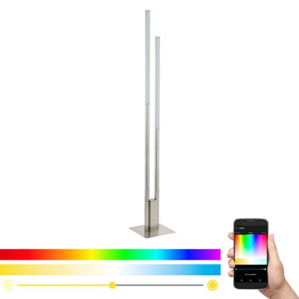 Eglo - Lámpara de pie regulable LED RGB FRAIOLI-C 2xLED/17W/230V
