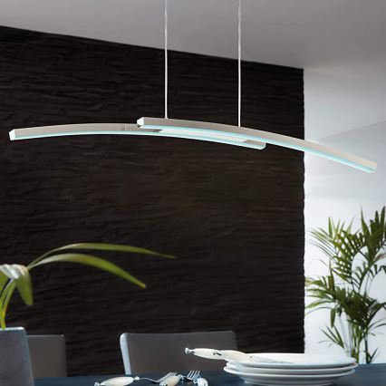 Eglo - Lámpara colgante regulable LED RGB en cable FRAIOLI-C 2xLED/17W/230V