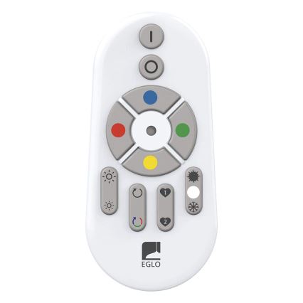 Eglo 97921 - Luminaria de techo LED RGB regulable TOTARI-C LED/34W/230V + mando a distancia