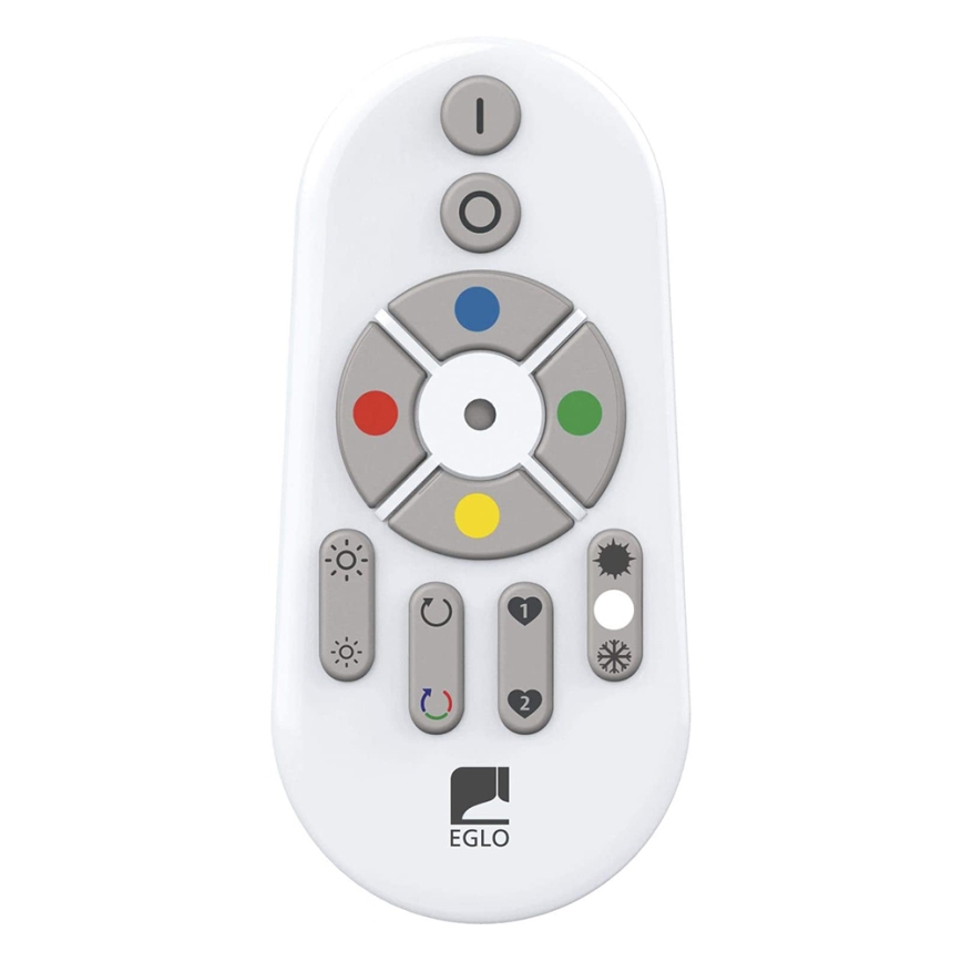 Eglo 97921 - Luminaria de techo LED RGB regulable TOTARI-C LED/34W/230V + mando a distancia