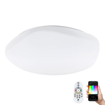 Eglo 97921 - Luminaria de techo LED RGB regulable TOTARI-C LED/34W/230V + control remoto