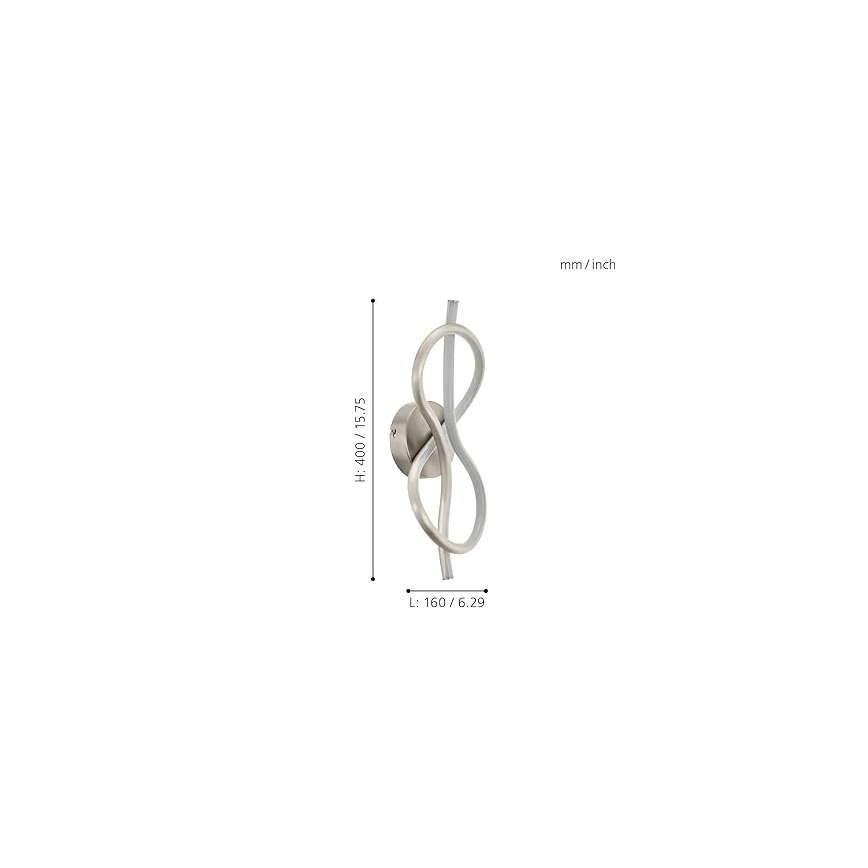 Eglo 97939 - Aplique de pared LED NOVAFELTRIA LED/10W/230V