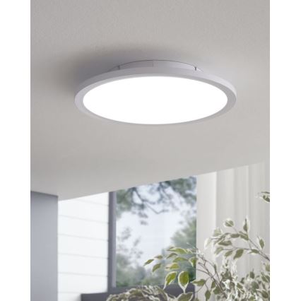 Eglo - Luminaria de techo LED RGBW regulable SARSINA-C LED/16W/230V + mando a distancia