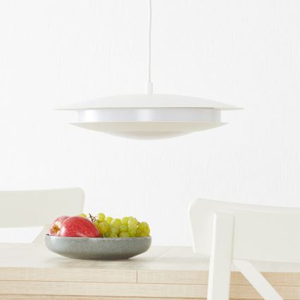Eglo - Lámpara colgante LED RGB regulable con cable MONEVA-C LED/18W/230V