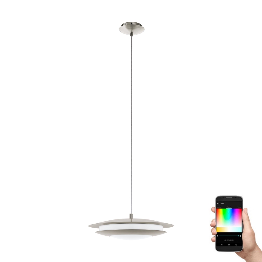 Eglo 98043 - Lámpara colgante regulable LED RGBW en cable MONEVA-C LED/18W/230V