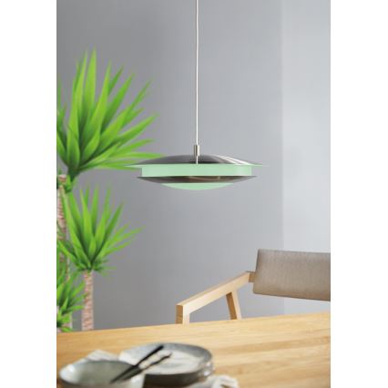 Eglo 98043 - Lámpara colgante regulable LED RGBW en cable MONEVA-C LED/18W/230V