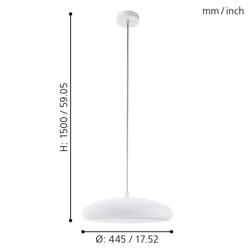 Eglo 98046 - LED RGB Lámpara colgante regulable RIODEVA-C LED/27W/230V