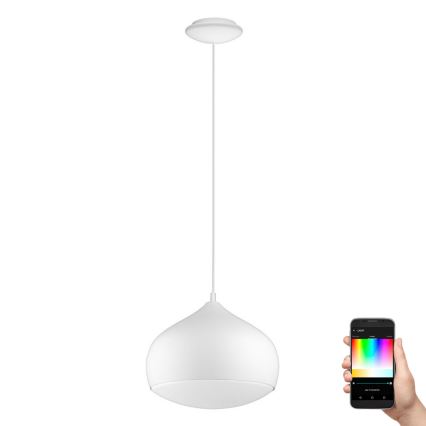 Eglo - Lámpara colgante regulable LED RGBW en cable COMBA-C LED/18W/230V Bluetooth