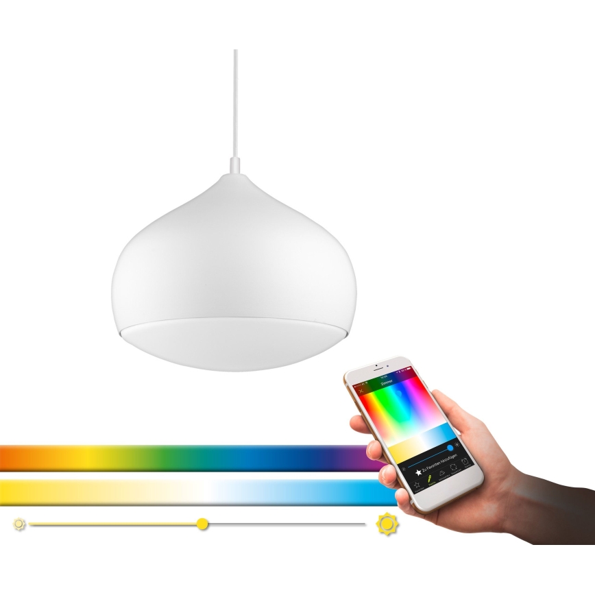 Eglo - Lámpara colgante regulable LED RGBW en cable COMBA-C LED/18W/230V Bluetooth