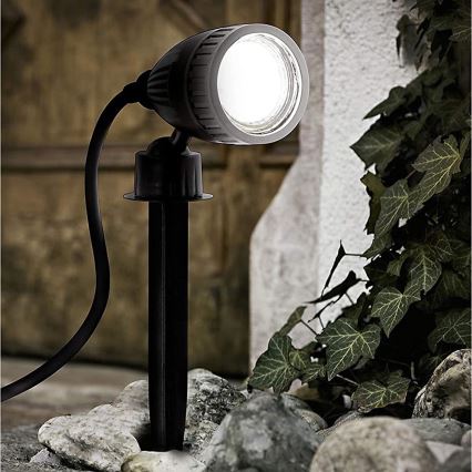 Eglo 98052 - Lámpara exterior LED RGB NEMA-C 1xGU10/5W/230V IP44