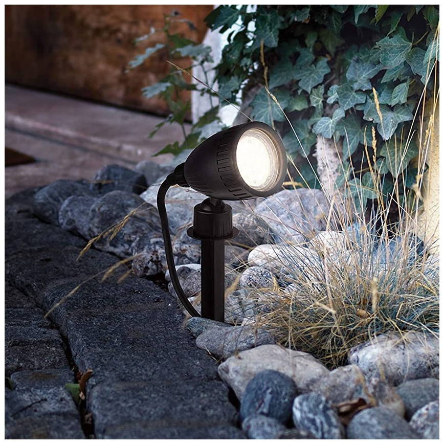 Eglo 98052 - Lámpara exterior LED RGB NEMA-C 1xGU10/5W/230V IP44