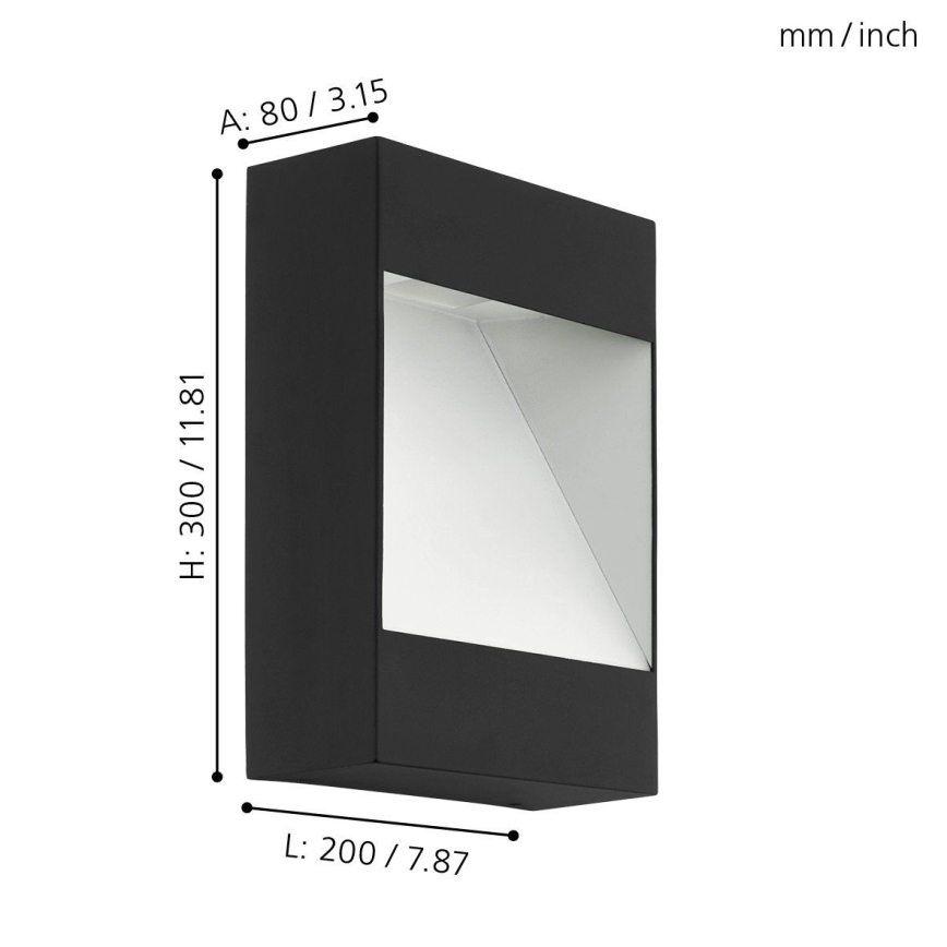 Eglo - Aplique LED para exterior LED/10W/230V IP44