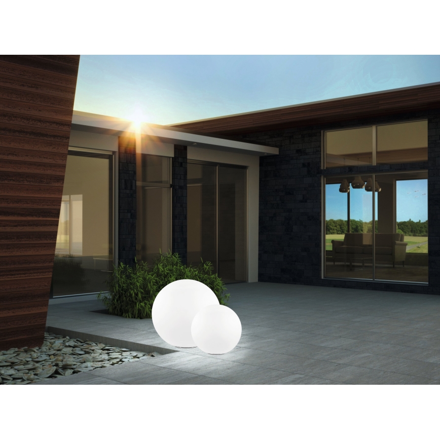 Eglo - Lámpara de pie de exterior 1xE27/40W/230V IP65 ø390