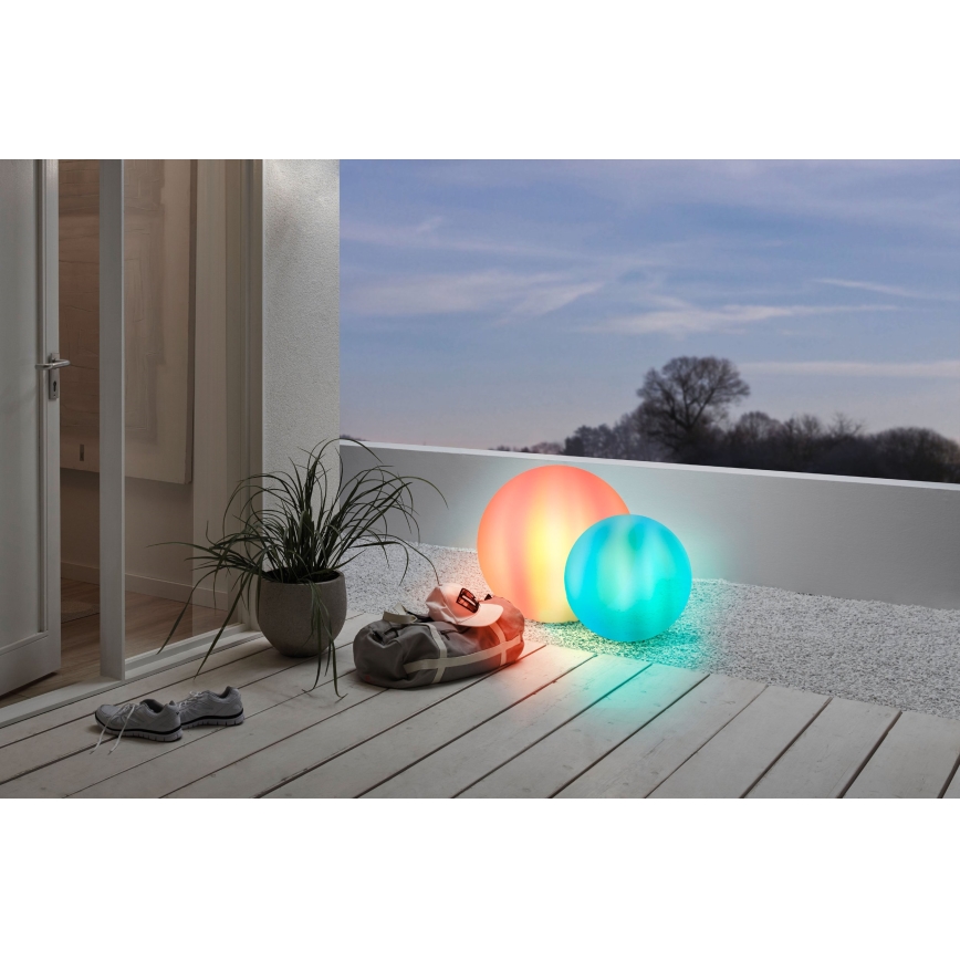 Eglo - Lámpara de pie de exterior 1xE27/40W/230V IP65 ø500